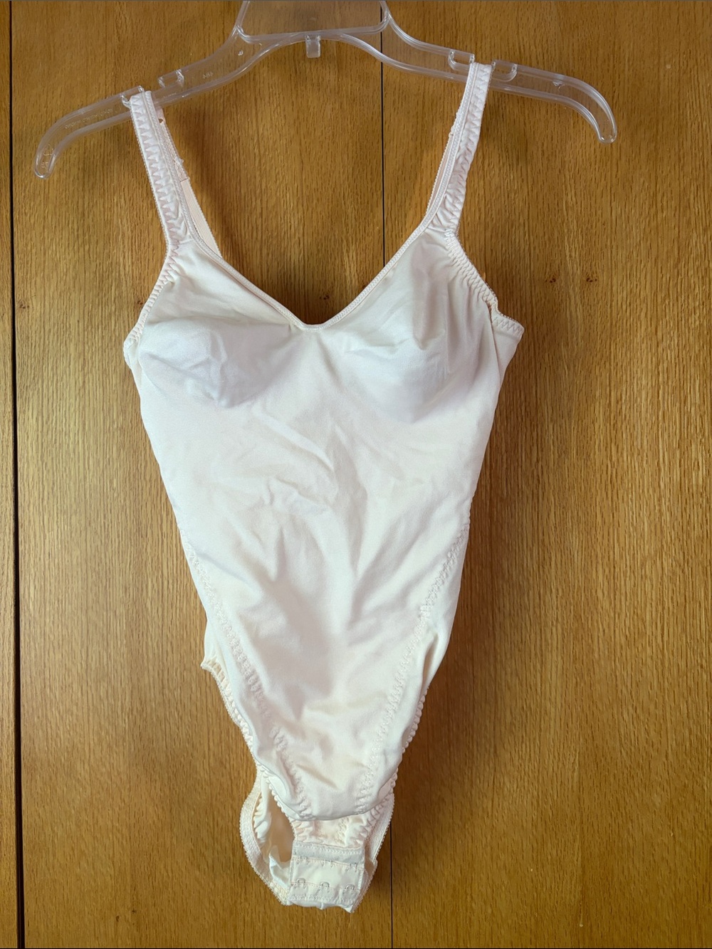 Olga 36B Vintage 43033 Pin Up Girl Lingerie Ivory Bodysuit Underwire One Piece